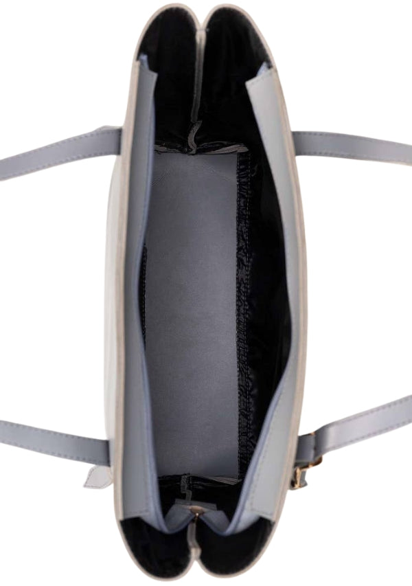 Luxily Grey Shoulder Handbag