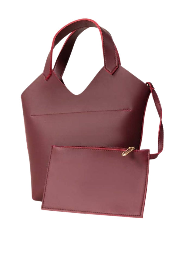 Luxily Maroon Hand Bag