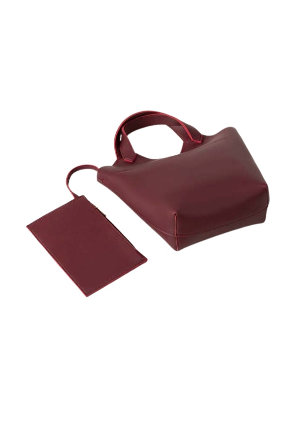Luxily Maroon Hand Bag