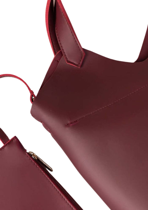 Luxily Maroon Hand Bag