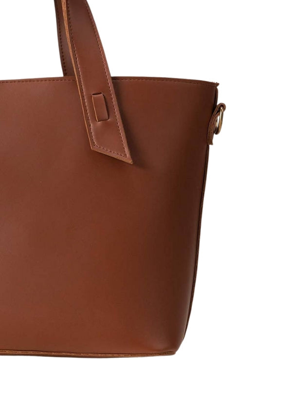 Luxily Tan Hand Bag