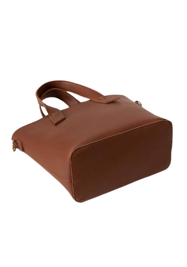 Luxily Tan Hand Bag