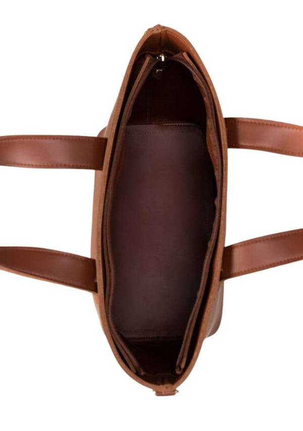 Luxily Tan Hand Bag