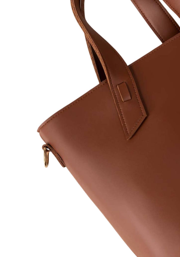 Luxily Tan Hand Bag